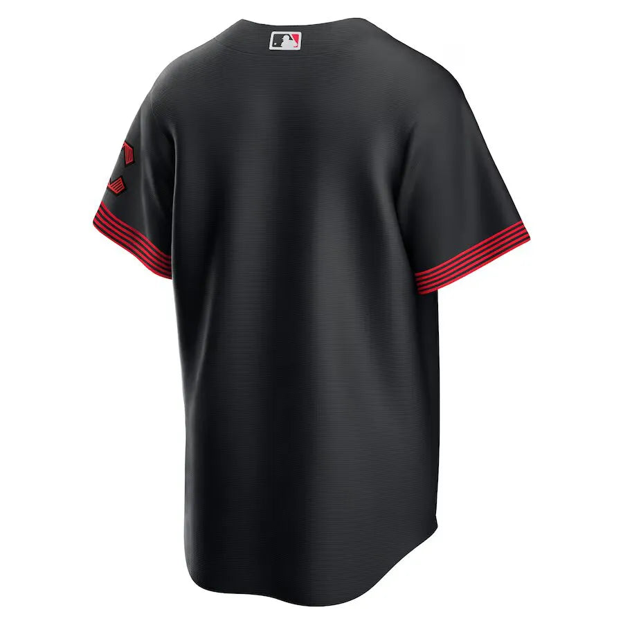 Jersey MLB Cincinnati Reds Connect City Torcedor Masculina Preta