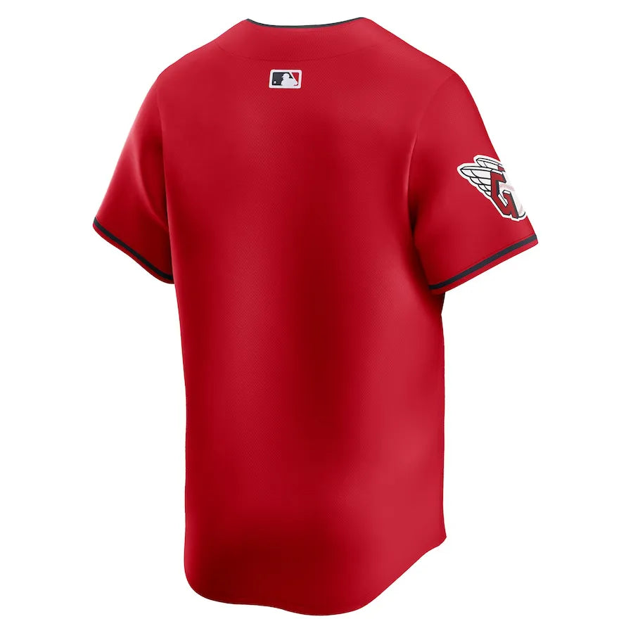 Jersey MLB Cleveland Guardians Red Alternate Limited Jersey Masculina Vermelha