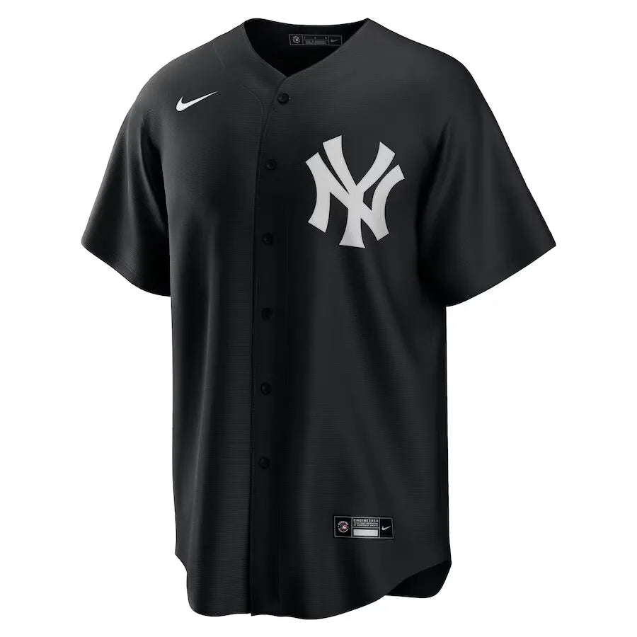 Jersey MLB New York Yankees Torcedor Masculina Preta