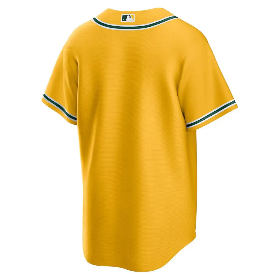 Jersey MLB Oakland Athletics Alternate Torcedor Masculina Amarela
