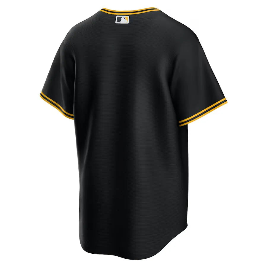 Jersey MLB Pittsburgh Pirates Black Alternate Torcedor Masculina Preta