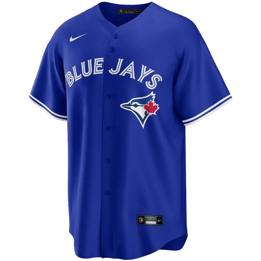 Jersey MLB Toronto Blue Jays II Torcedor Masculina Azul Bo Bichette 11