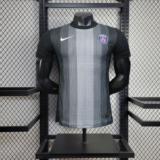 Paris Saint-Germain (PSG) 25/26 Goalkeeper Jersey - Black - Player Version - Slim Fit