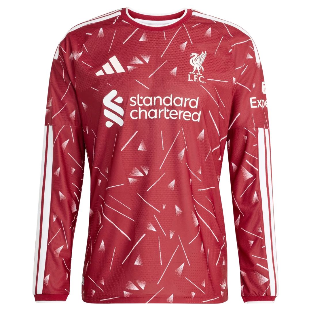 Liverpool Home 26/27 Jersey - Long Sleeve - TrophyNations