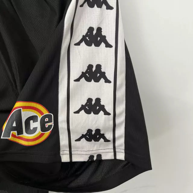 Short Vasco da Gama Retrô 2000 - Masculino - Preto e Branco