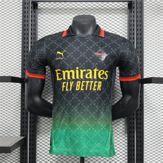 AC Milan 25/26 Commemorative Edition Jersey - Black - Player Version - Slim Fit