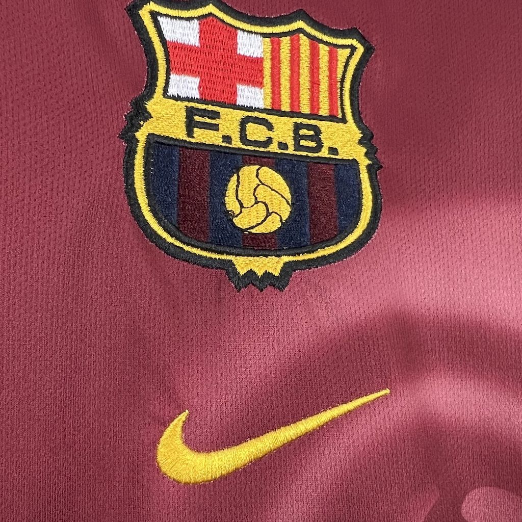 CJ x x Barcelona Retro 2000/01 Home Skeleton jersey