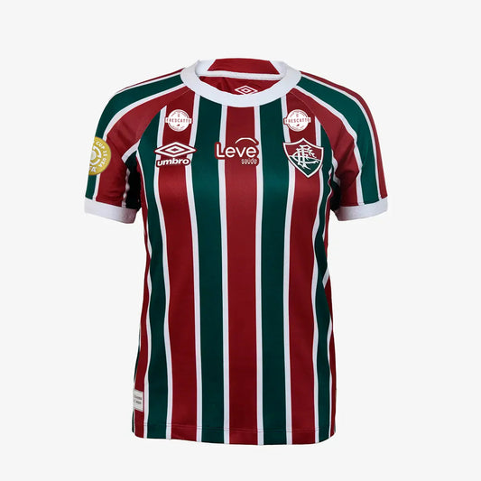 Jersey Women's Fluminense 2025/26 I - All Sponsor e Patch Mundial