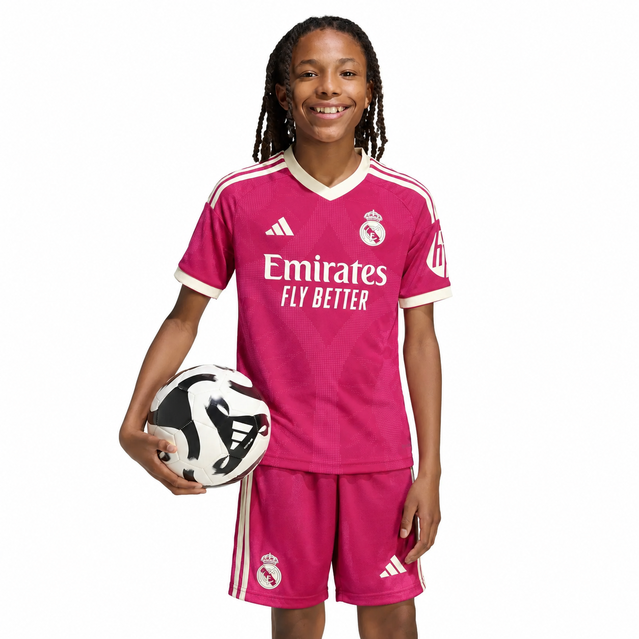 Real Madrid 2027 Pink Kit Kids