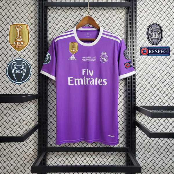 REAL MADRID AWAY - RETRO 2016-17 + Patchs