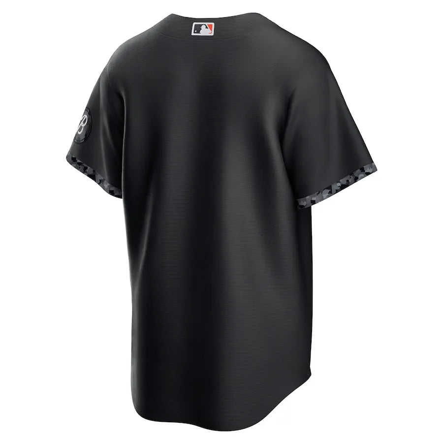 Jersey MLB Baltimore Orioles Black City Connect Torcedor Masculina Preta