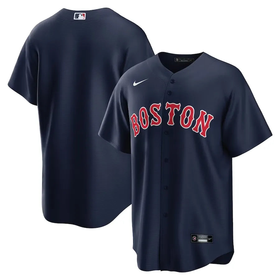 Jersey MLB Boston Red Sox III Torcedor Masculina Azul Marinho