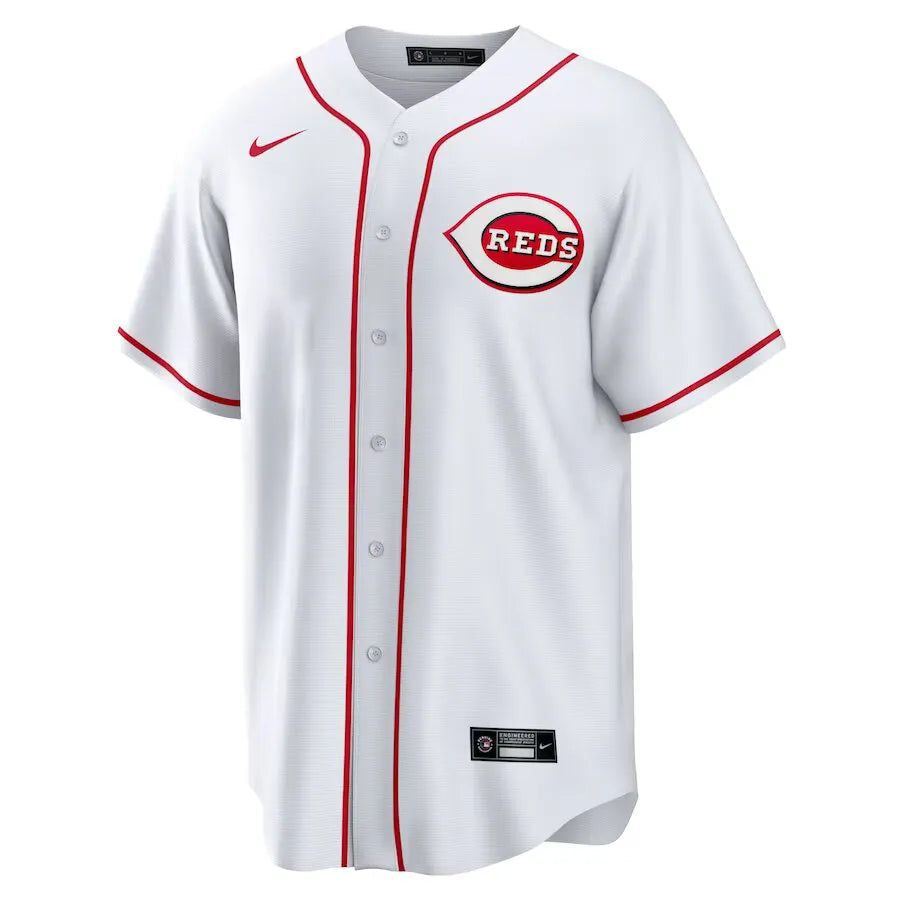 Jersey MLB Cincinnati Reds Home Torcedor Masculina Branca