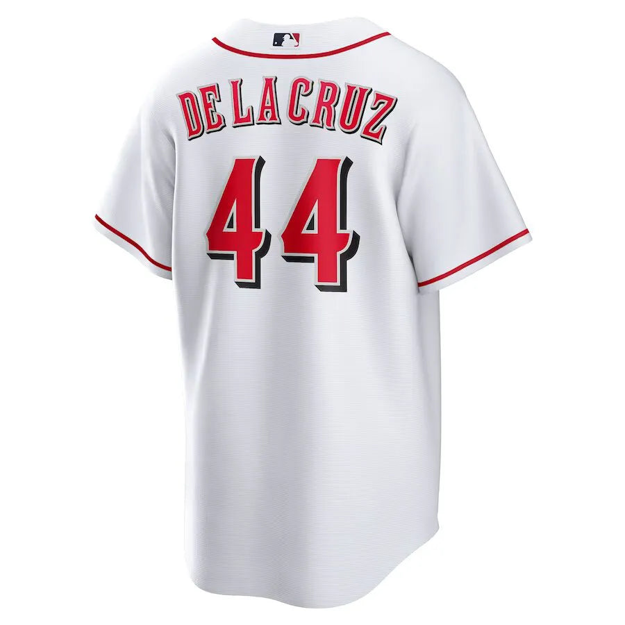 Jersey MLB Cincinnati Reds Home Torcedor Masculina Branca Elly De La Cruz 44