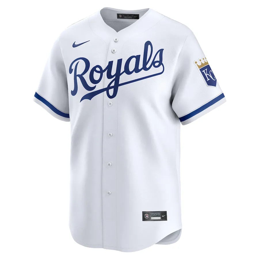 Jersey MLB Kansas City Royals White Home Torcedor Masculina Branca