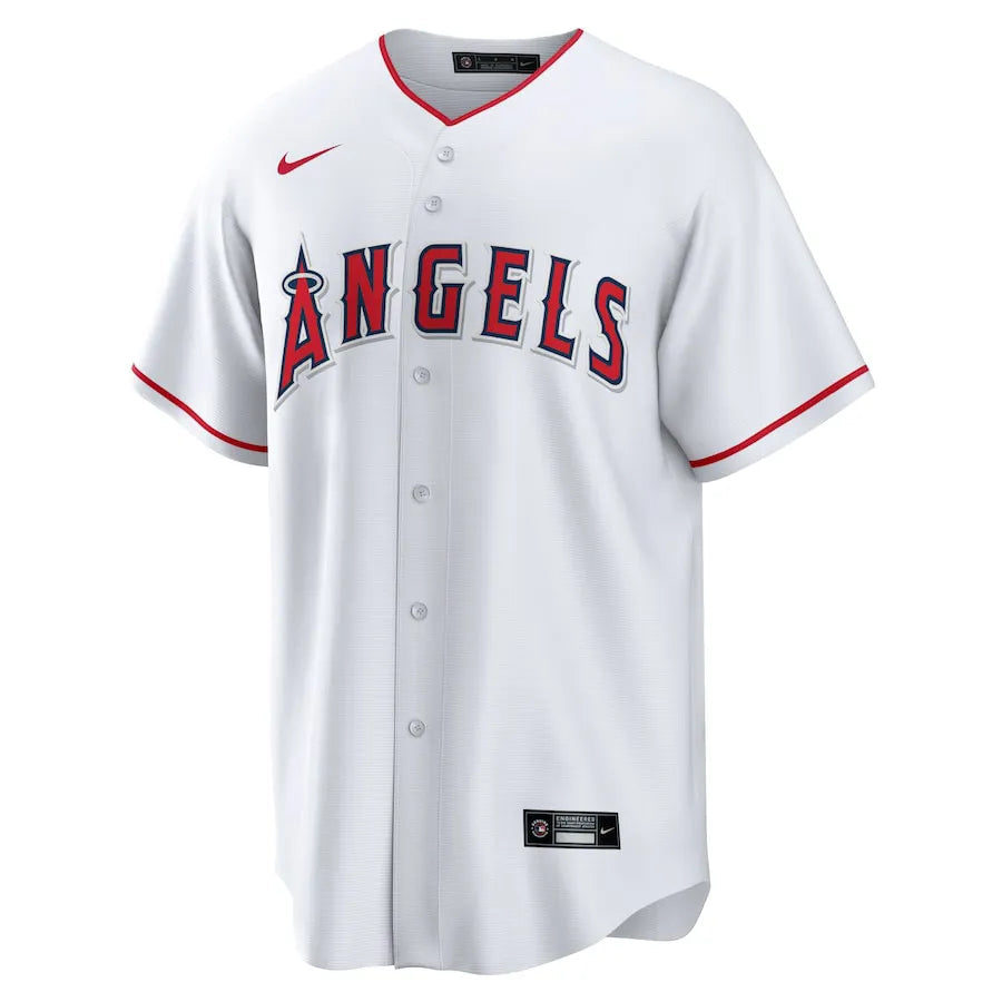Jersey MLB Los Angeles Angels White Home Torcedor Masculina Branca