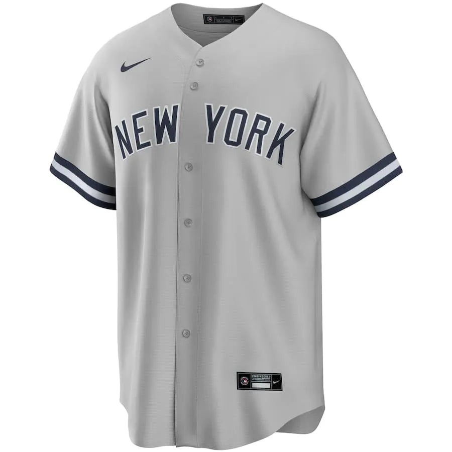 Jersey MLB New York Yankees II Torcedor Masculina Cinza Aaron Judge 99