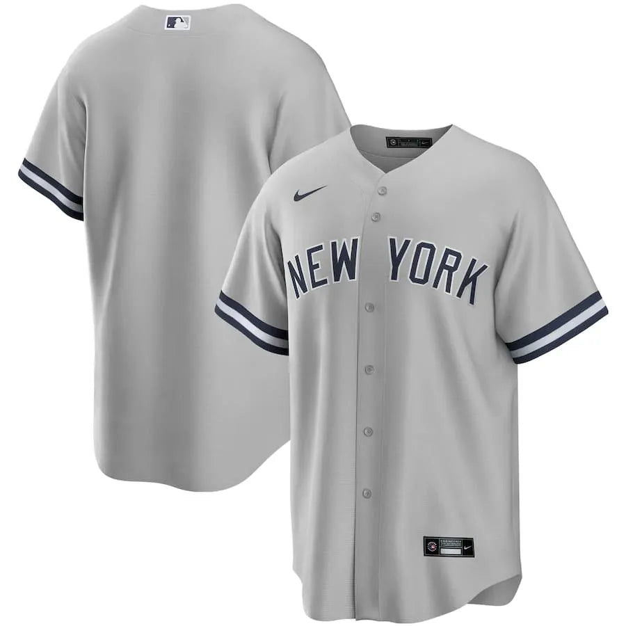Jersey MLB New York Yankees II Torcedor Masculina Cinza