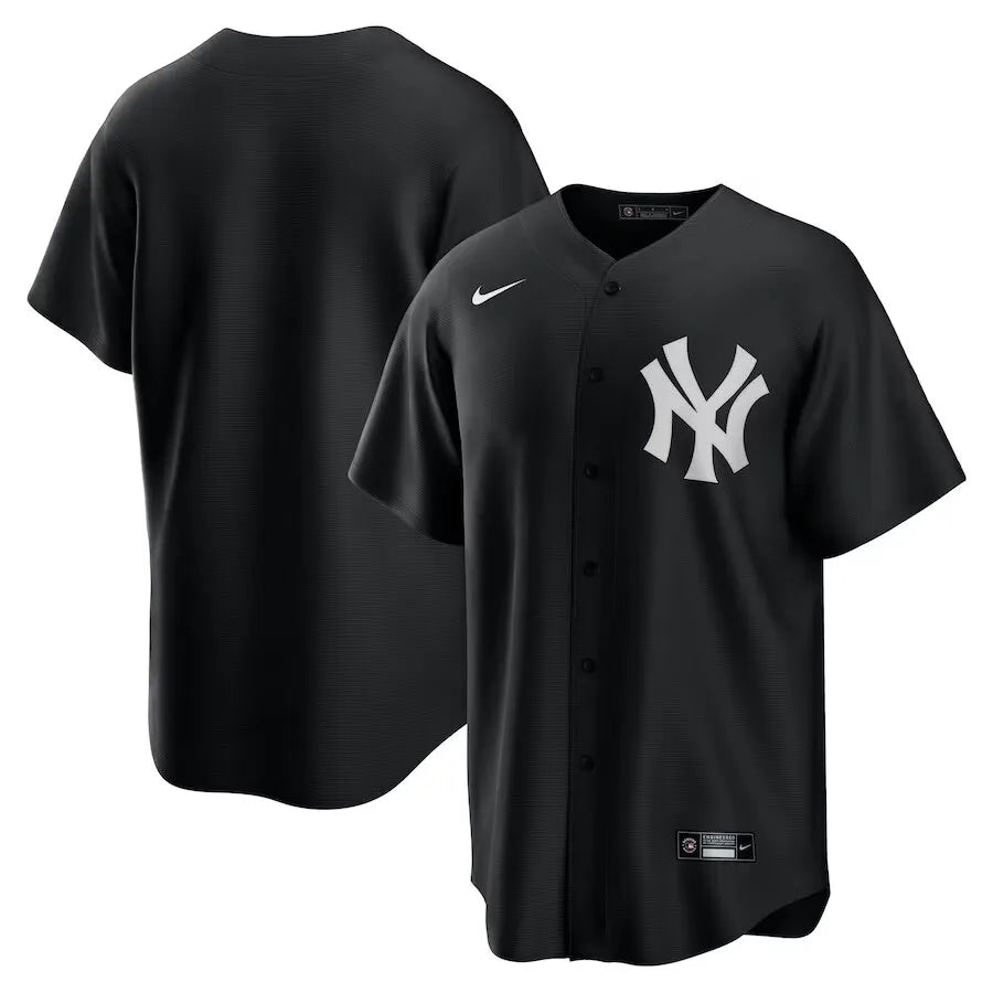 Jersey MLB New York Yankees Torcedor Masculina Preta