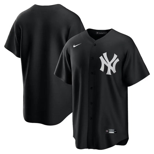 Jersey MLB New York Yankees Torcedor Masculina Preta