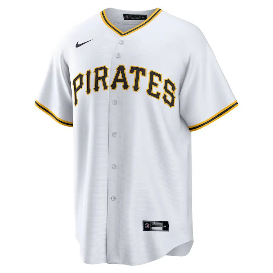 Jersey MLB Pittsburgh Pirates White Home Torcedor Masculina Branca