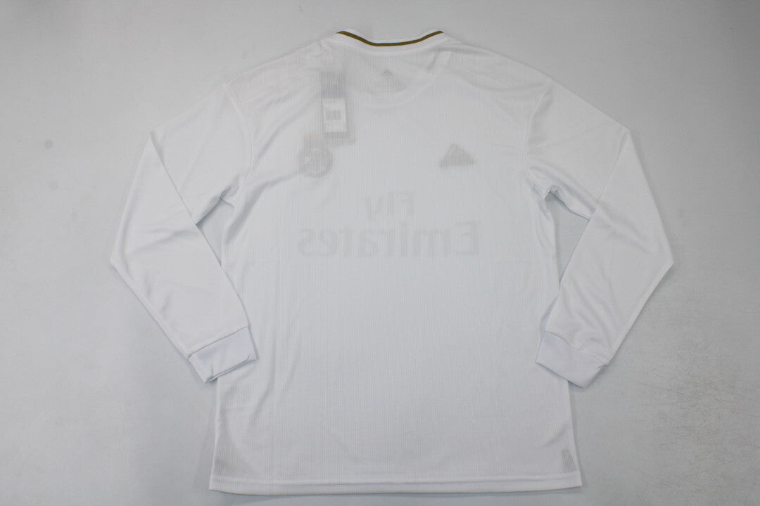 Real Madrid 2019/20 Jersey Long Sleeve Retro - Patch Champions
