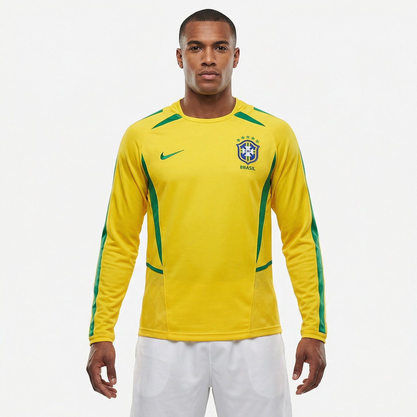 Jersey Brasil 2002 I Retro Longsleeve Man