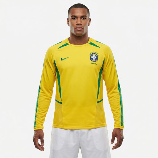 Jersey Brasil 2002 I Retro Longsleeve Man
