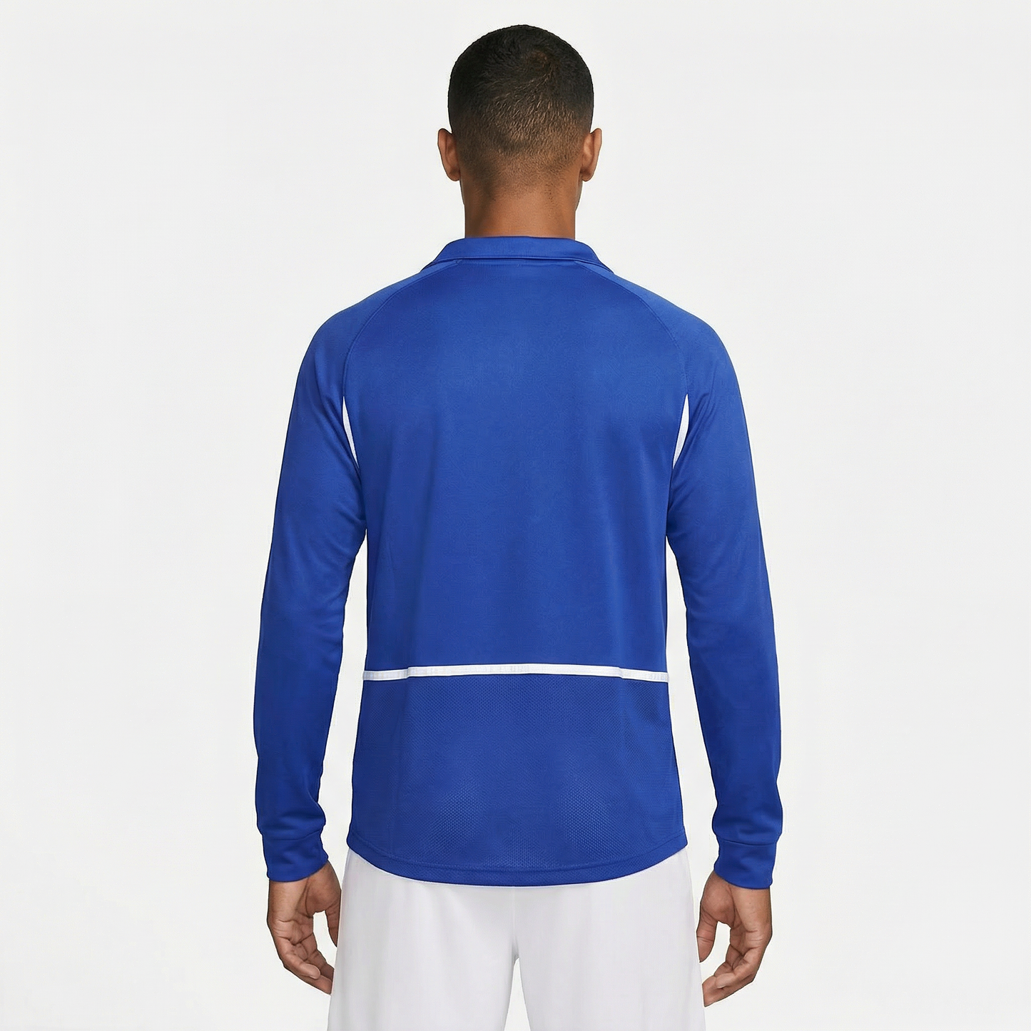 Jersey Brasil Retro 2002 Longsleeve Azul Fan
