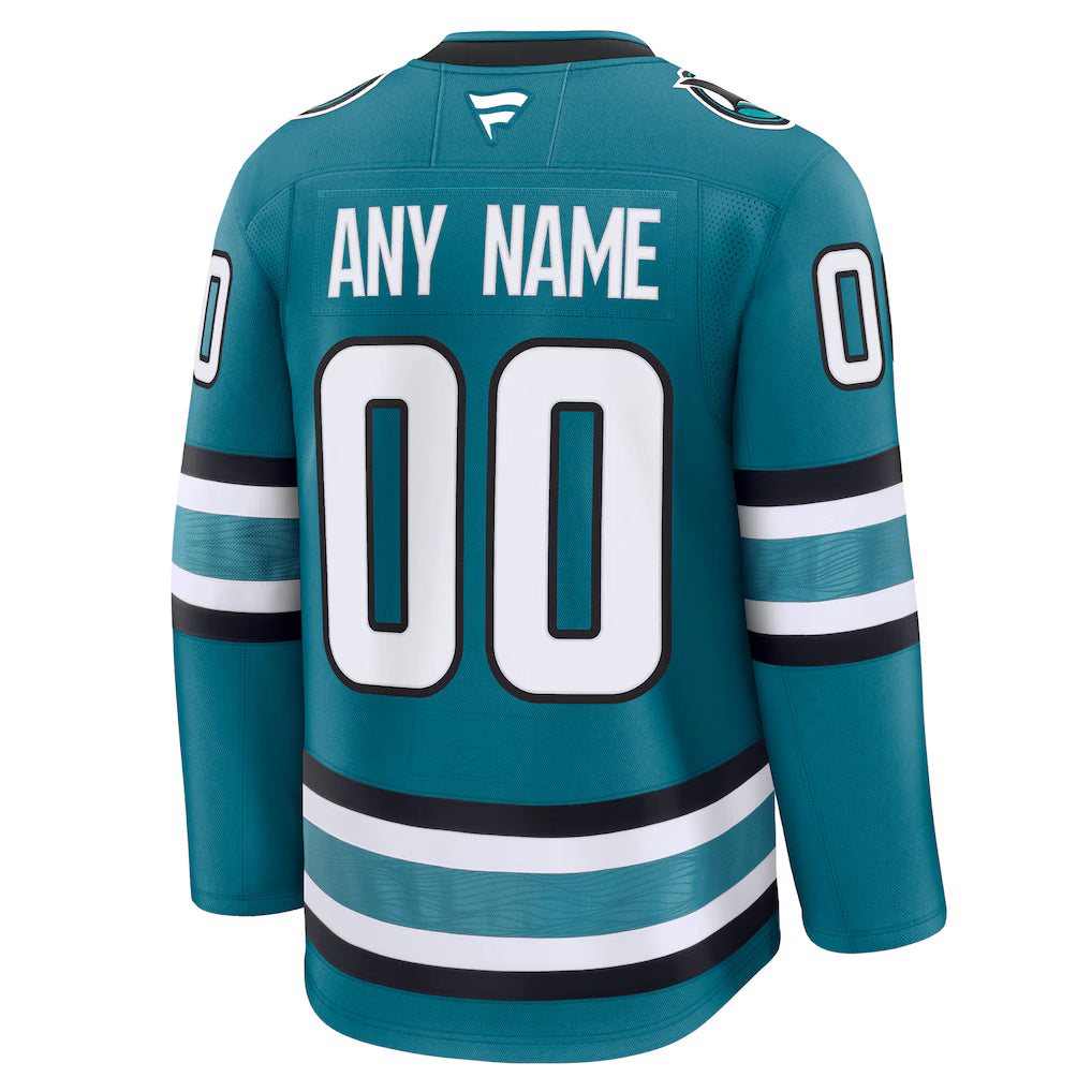 San Jose Sharks Macklin Celebrini Fanatics Teal Home Breakaway Jersey