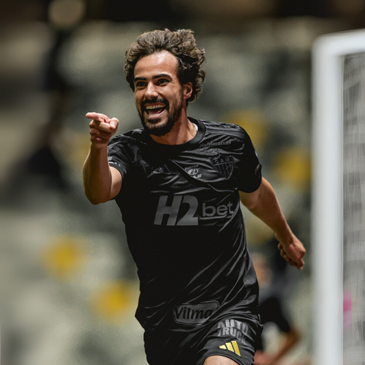 Jersey Atlético Mineiro All Black 2025/26 - Galo na Veia - All Sponsor